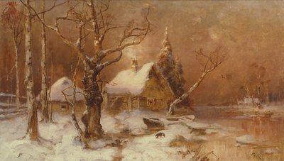 Winterlandschaft von Julius Sergius von Klever