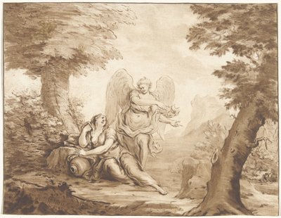 Hagar in der Wüste von Jurriaan Cootwijck