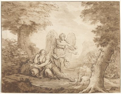 Hagar in der Wüste von Jurriaan Cootwijck