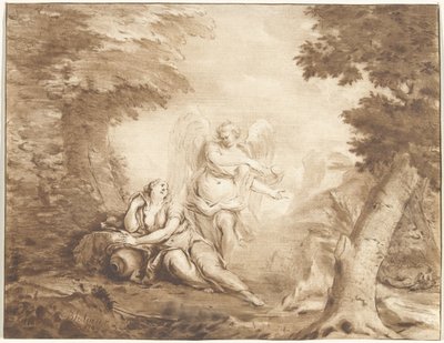 Hagar in der Wüste von Jurriaan Cootwijck