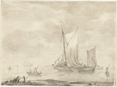 Flusslandschaft von Jurriaan Cootwijck