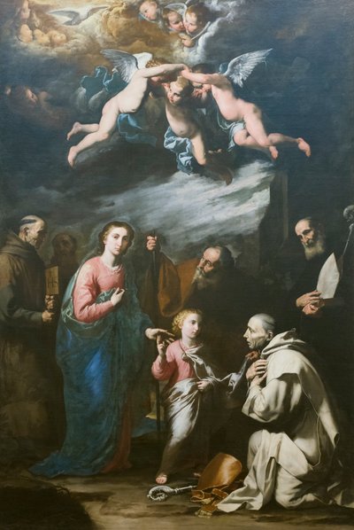 Irdische Dreifaltigkeit mit dem ewigen Vater von Jusepe de Ribera