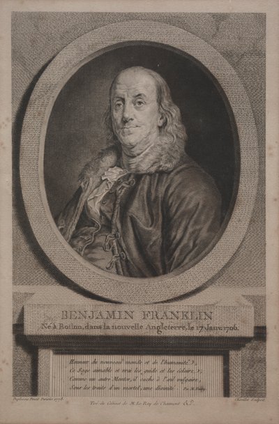 Benjamin Franklin von Justus Chevillet