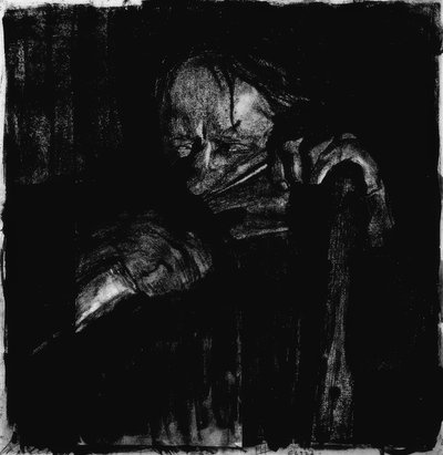 Beim Dengeln von Käthe Kollwitz