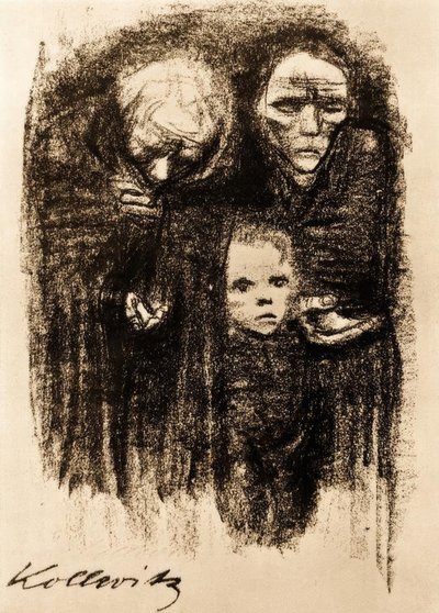 Bettelnde von Käthe Kollwitz