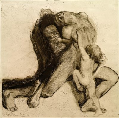 Tod und Frau von Käthe Kollwitz