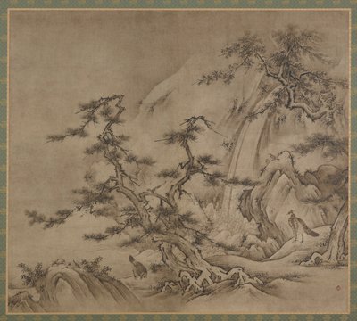 Landschaft, Muromachi-Periode, 1519-1592 von Kano Shoei