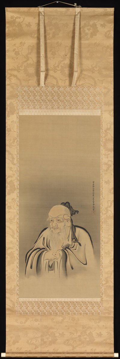 Porträt von Kaiser Shennong, 1665 von Kanō Tan’yū