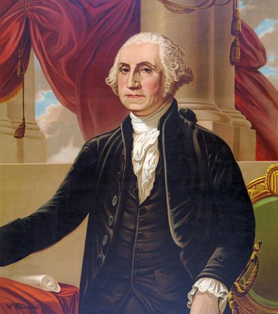 George Washington, veröffentlicht um 1876 von Karl Augustus Weidenbach