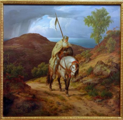 Heimkehrender Kreuzritter von Carl Friedrich Lessing