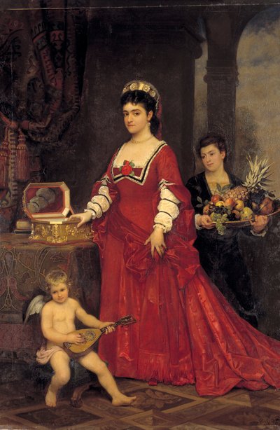 Adelina Patti 1843-1919 von Karl Friedrich Steinhardt