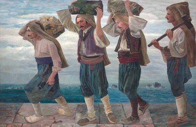 Die Steinträger von Ragusa von Karl Mediz