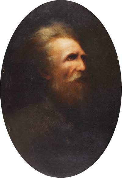 Selbstporträt, ca. 1912 von Karl Wilhelm Diefenbach