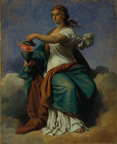 Allegorie der Selbstbeherrschung (Mäßigung) von Karl von Blaas