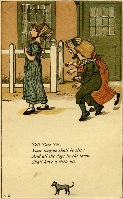 Tell Tale Tit Kinderlied von Kate Greenaway