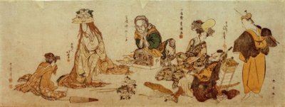 Anspielungen auf Kabuki-Tänze von Katsushika Hokusai