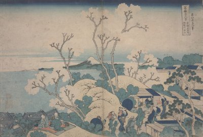 Kirschblüten in Gotenyama, ca. 1829-33 von Katsushika Hokusai