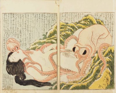 Der Traum der Fischersfrau von Katsushika Hokusai