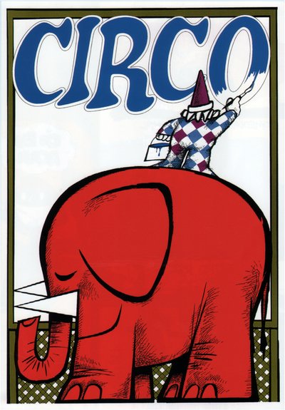 Plakat für einen Zirkus, ca. 1920 von Alec Hunter