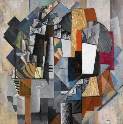 Schreibtisch und Zimmer von Kazimir Severinovich Malevich
