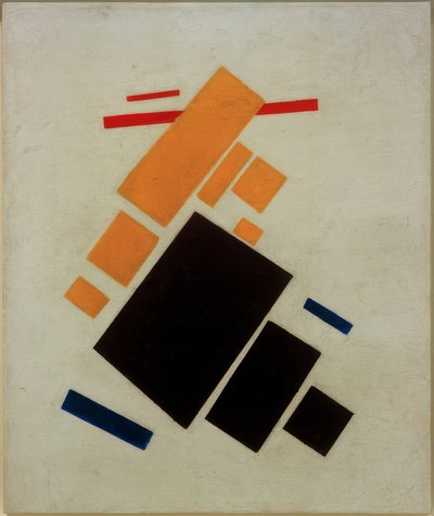 Flugzeug fliegend von Kazimir Severinovich Malevich