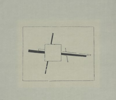 Suprematistisches Kreuz von Kazimir Severinovich Malevich