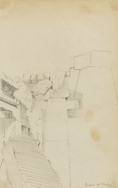 Tempel in Theben, Ägypten von Kellogg, Miner Kilbourne