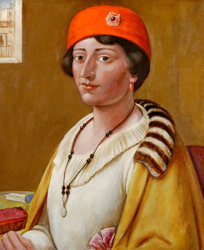 Roter Turban von Kenneth Hayes Miller