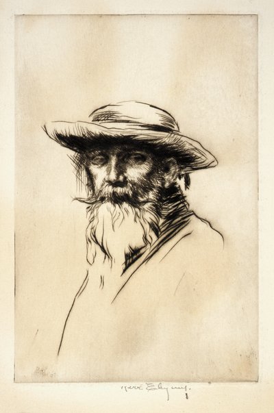 Kopf eines alten Mannes von Kerr Eby