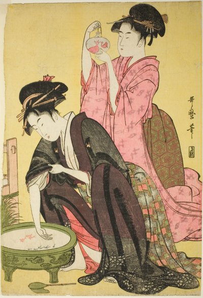 Goldfisch von Kitagawa Utamaro