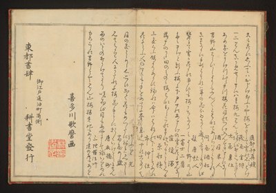 Poesie von Kitagawa Utamaro