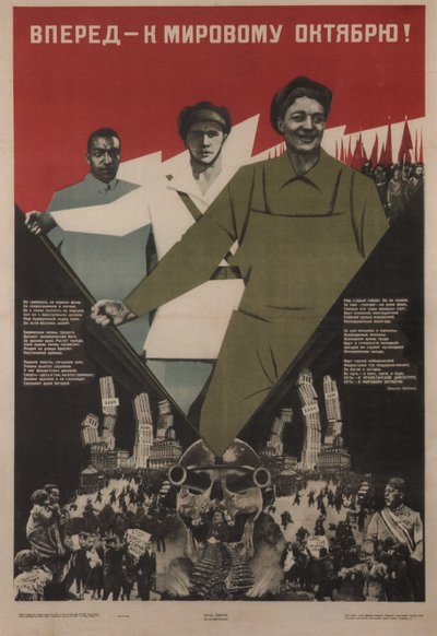 Vorwärts Welt Oktober!, 1933 von Klinch