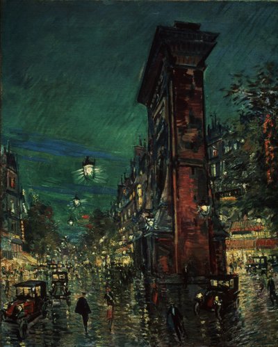 Paris, Porte Saint-Denis, 1923-1939 von Konstantin Alekseevich Korovin