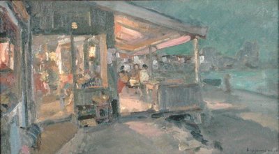 Teehaus auf der Krim von Konstantin Alekseevich Korovin