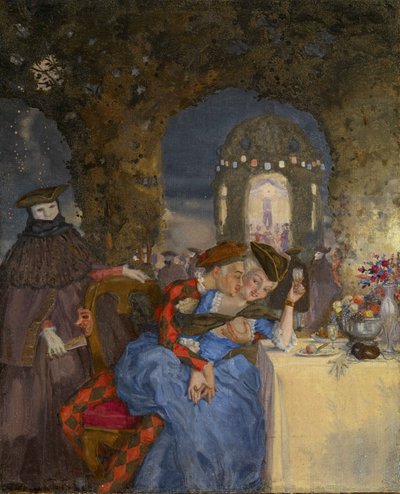 Rendezvous, ca. 1918 von Konstantin Andreevic Somov