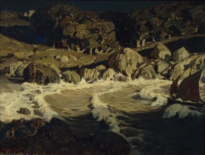 Nacht auf See, 1903 von Konstantin Fyodorovich Bogayevsky