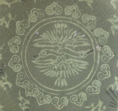 Schale mit Kranichen und Wolken, ca. 1150-1200 von Korean School