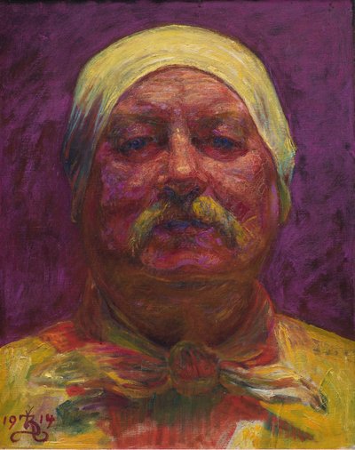 Selbstporträt, 1914 von Kristian Zahrtmann