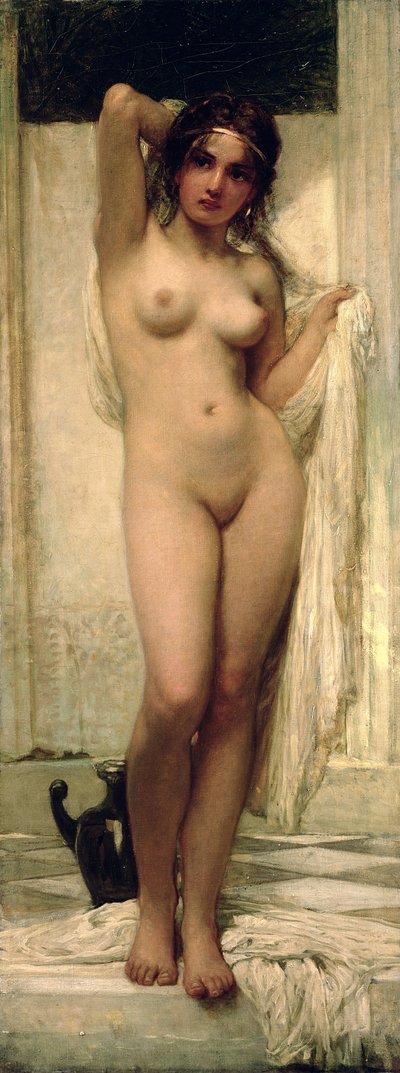 Frau beim Baden, 1901 von Károly Lotz