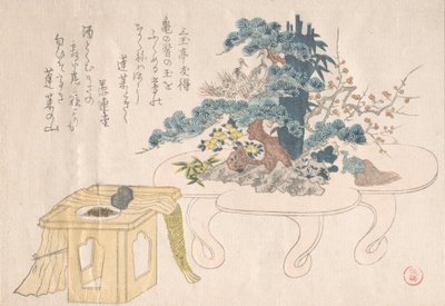 Shimadai und Sambo, 19. Jahrhundert von Kubo Shunman