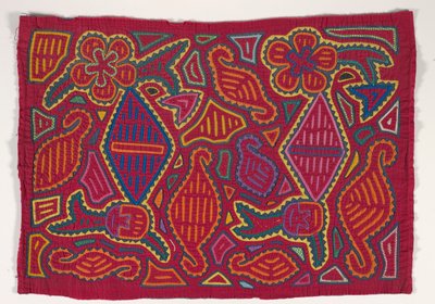 Hemdplatte (Mola), ca. 1950 von Kuna Indian Culture