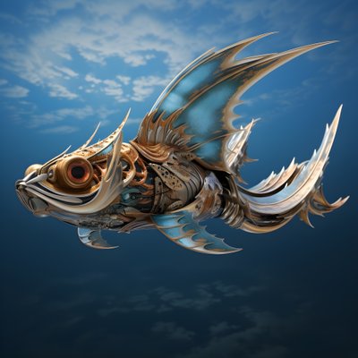 Ein fliegender Fisch von Kurt Heppke