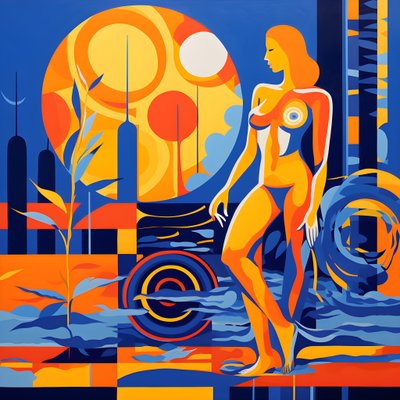 Enttäuschung in der Sonne, Wasserfrau von Kurt Heppke