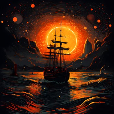 Das Kreuzfahrtschiff von Kurt Heppke