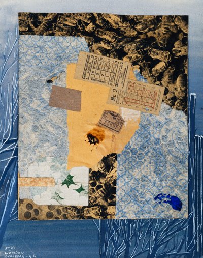 Busfahrkarten, 1944 von Kurt Schwitters