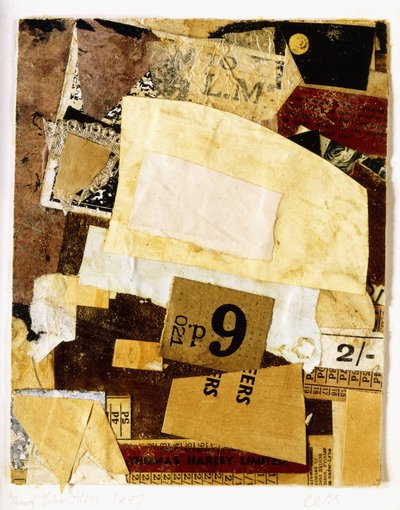 Erste, 1947 von Kurt Schwitters
