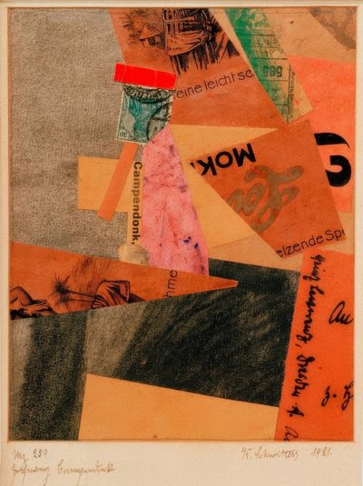 Zeichnung Campendonk von Kurt Schwitters