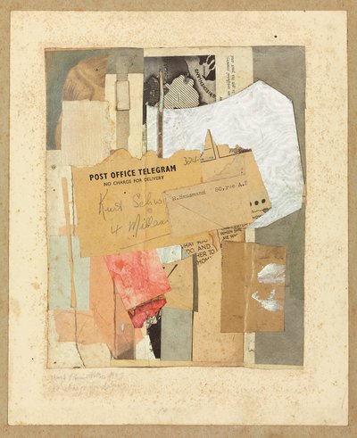 Kostenlose Lieferung, 1947 von Kurt Schwitters