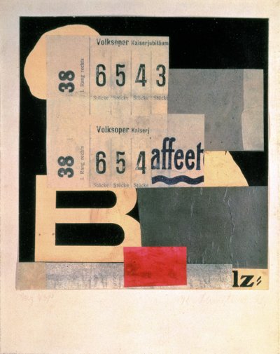 Unbekanntes Bild von Kurt Schwitters