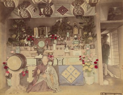 Buddhistischer Priester von Kusakabe Kimbei